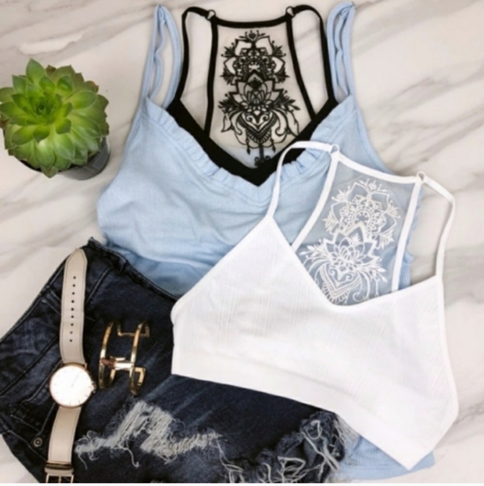 Mesh Racerback Bralette - Picture 3 of 6